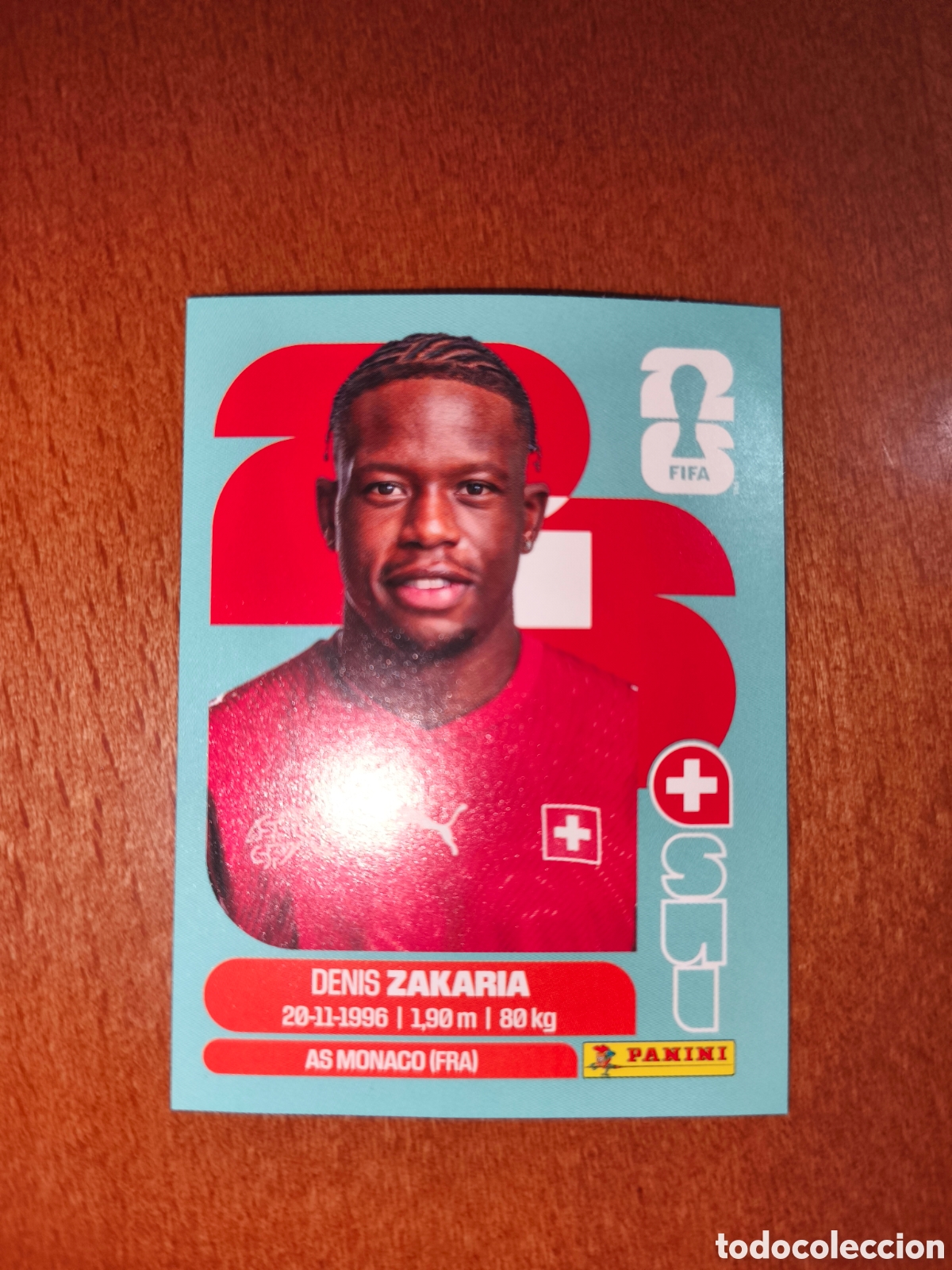 Cromos de f&uacute;tbol: SUI10 Denis Zakaria SUI 10 Fifa World Cup 2026 Suiza