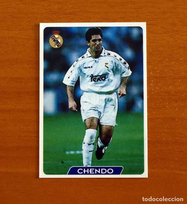 Cromos de f&uacute;tbol: Real Madrid - N&ordm; 5 Chendo - Las Fichas de la Liga 95-96-1995-1996 -Mundicromo Sport