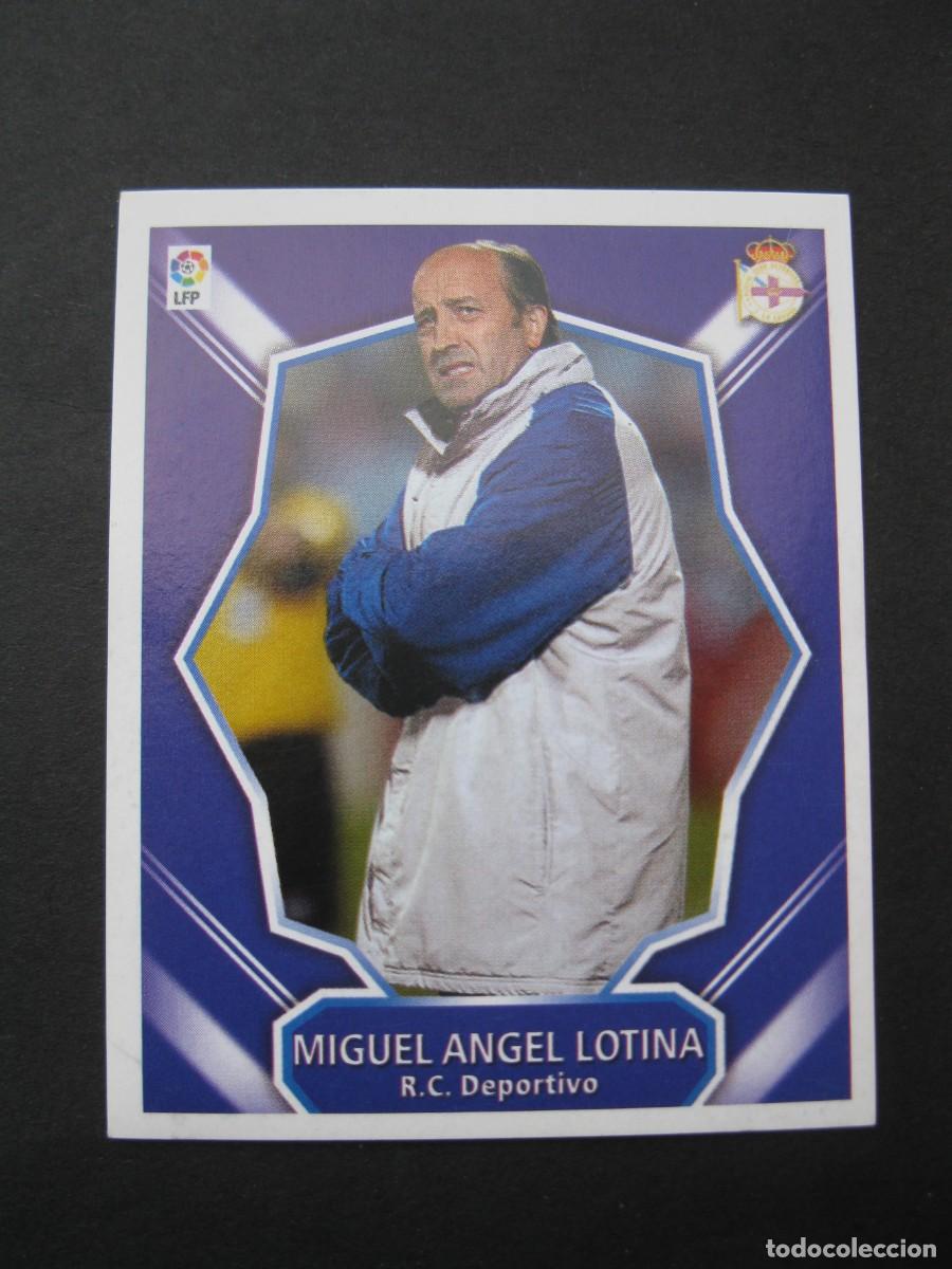 Cromos de f&uacute;tbol: MIGUEL &Aacute;NGEL LOTINA (R.C. DEPORTIVO) - CAMPEONATO DE LIGA 08/09 - EDICIONES ESTE - NUNCA PEGADO.