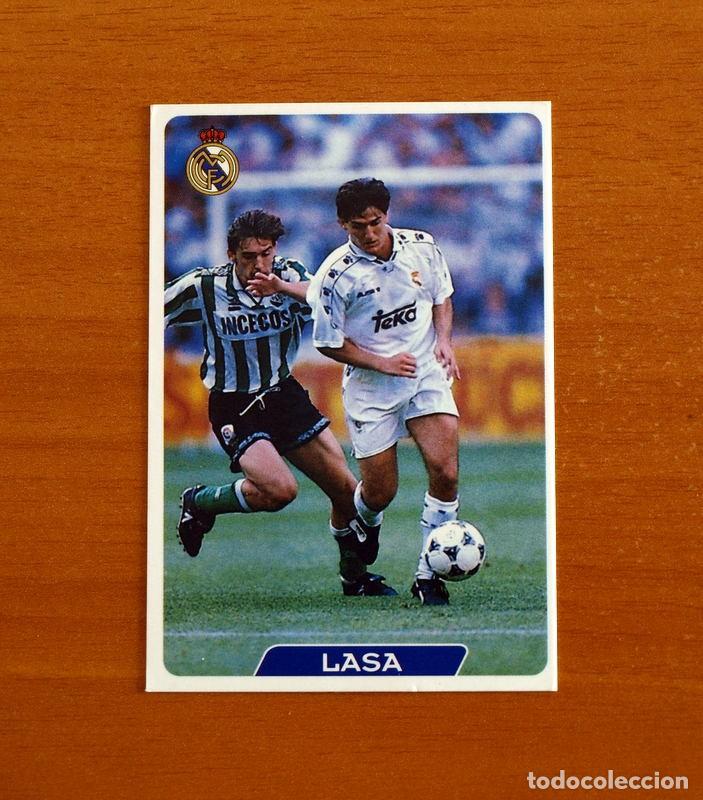 Fu&szlig;ball-Sticker: Real Madrid - N&ordm; 7 Lasa - Las Fichas de la Liga 95-96-1995-1996 -Mundicromo Sport