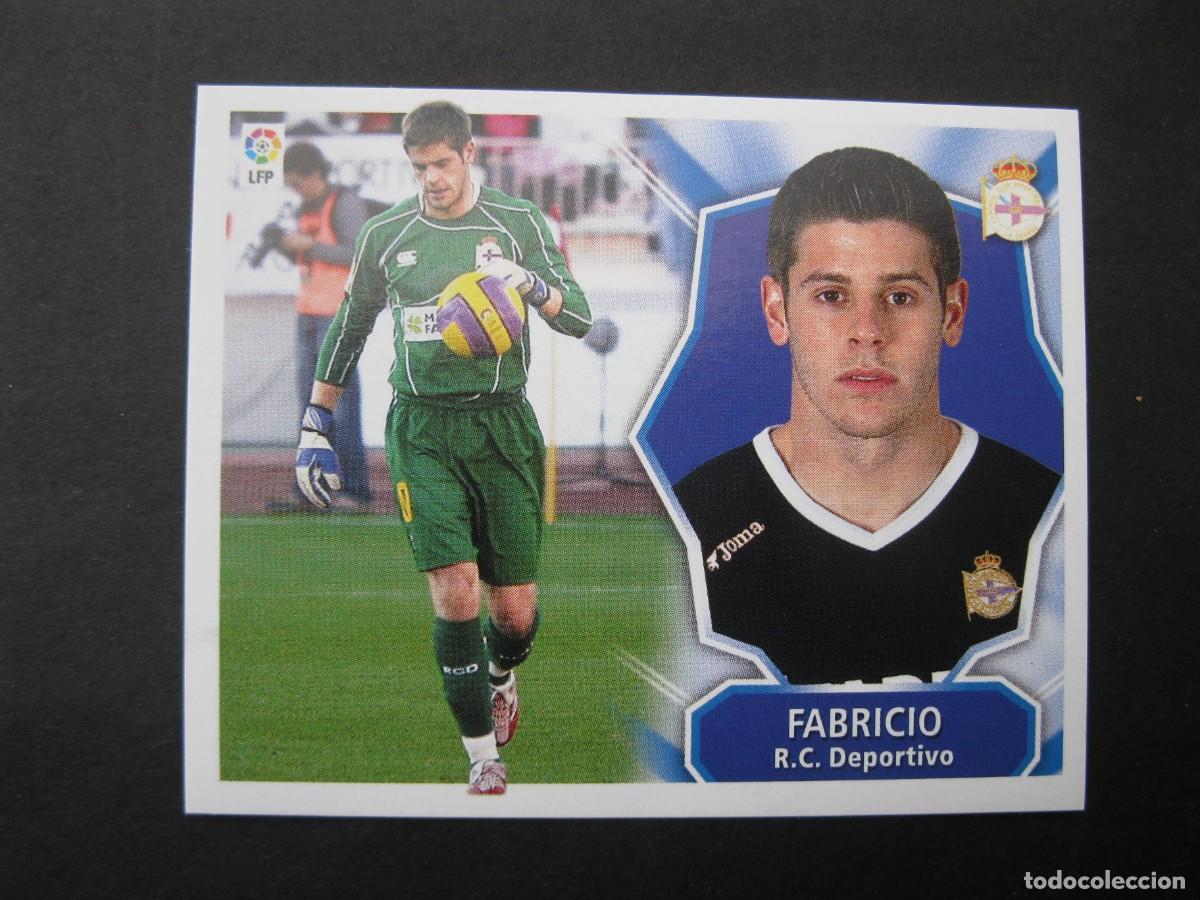 Cromos de f&uacute;tbol: FABRICIO (R.C. DEPORTIVO) - CAMPEONATO DE LIGA 08/09 - EDICIONES ESTE - NUNCA PEGADO.