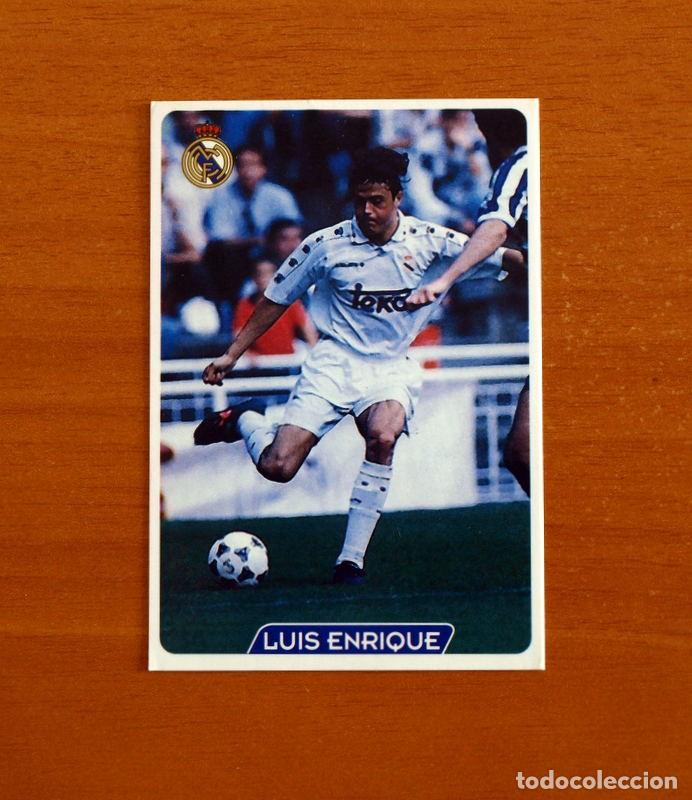 Cromos de f&uacute;tbol: Real Madrid - N&ordm; 13 Luis Enrique - Las Fichas de la Liga 95-96-1995-1996 -Mundicromo Sport