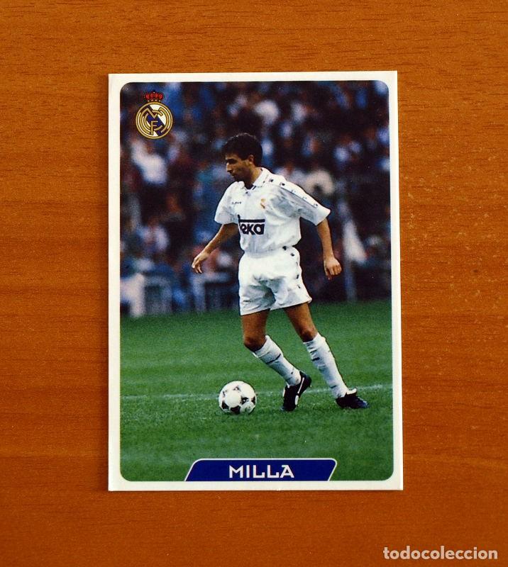 Cromos de f&uacute;tbol: Real Madrid - N&ordm; 14 Milla - Las Fichas de la Liga 95-96-1995-1996 -Mundicromo Sport