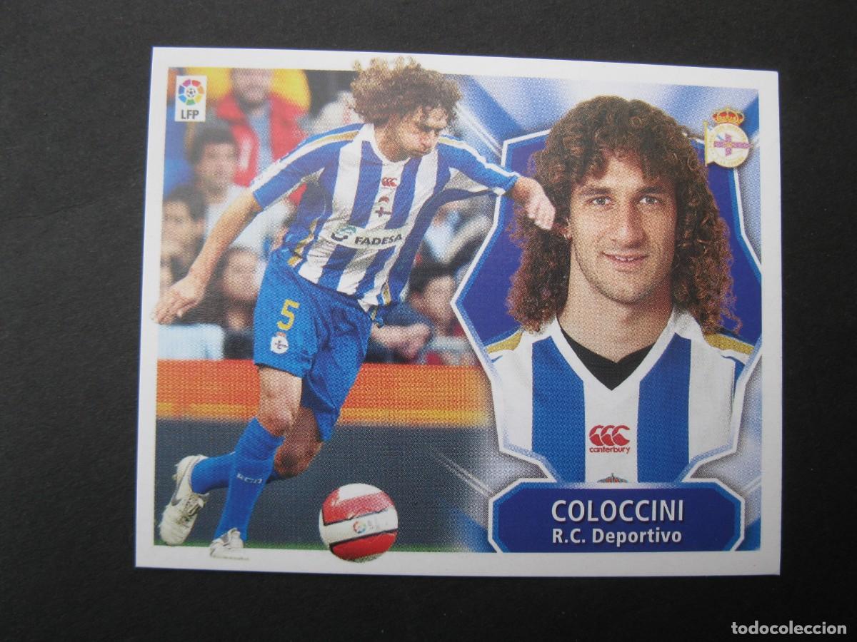 Cromos de f&uacute;tbol: COLOCCINI (R.C. DEPORTIVO) - CAMPEONATO DE LIGA 08/09 - EDICIONES ESTE - NUNCA PEGADO.