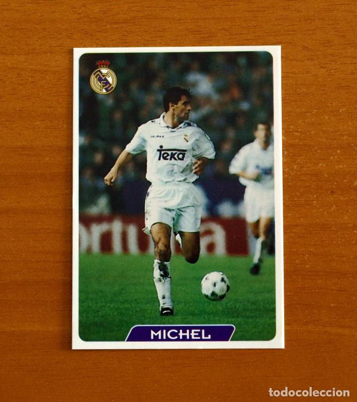 Cromos de f&uacute;tbol: Real Madrid - N&ordm; 15 Michel - Las Fichas de la Liga 95-96-1995-1996 -Mundicromo Sport