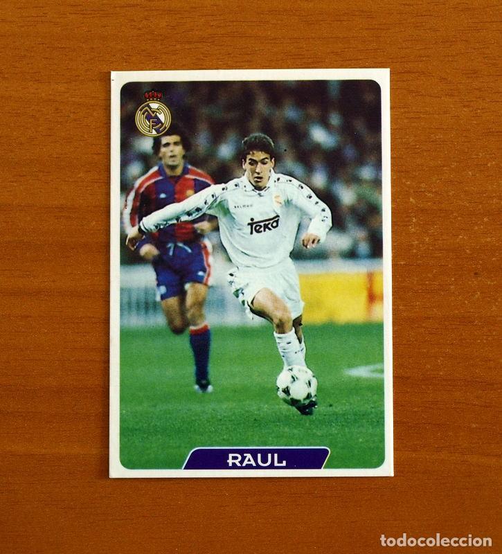 Cromos de f&uacute;tbol: Real Madrid - N&ordm; 16 Ra&uacute;l Gonz&aacute;lez - Las Fichas de la Liga 95-96-1995-1996 -Mundicromo Sport