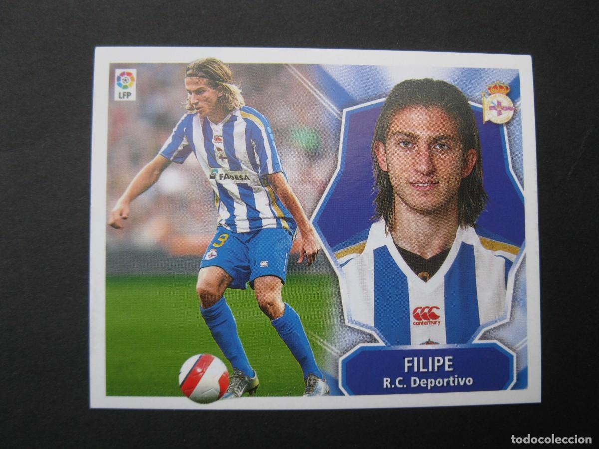 Cromos de f&uacute;tbol: FILIPE (R.C. DEPORTIVO) - CAMPEONATO DE LIGA 08/09 - EDICIONES ESTE - NUNCA PEGADO.