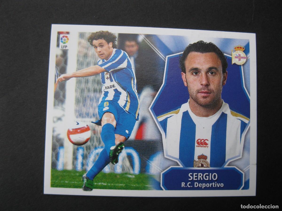 Cromos de f&uacute;tbol: SERGIO (R.C. DEPORTIVO) - CAMPEONATO DE LIGA 08/09 - EDICIONES ESTE - NUNCA PEGADO.