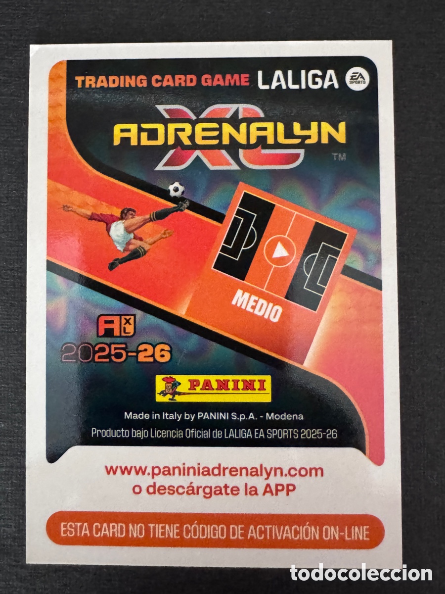 Cromos de f&uacute;tbol: Thiago Pitarch Edici&oacute;n Limitada Adrenalyn 2025/26 - Foto 2