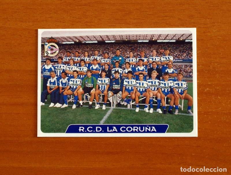 Cromos de f&uacute;tbol: Deportivo La Coru&ntilde;a -N&ordm; 19 Plantilla-Equipo- Las Fichas de la Liga 95-96-1995-1996 -Mundicromo Sport