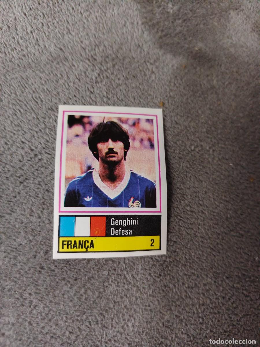 Cromos de f&uacute;tbol: 2. GENGHINI (FRANCE) SORCACIUS EURO 1984 FRANCIA EUROCOPA FRANCIA 84 SIN PEGAR AAX