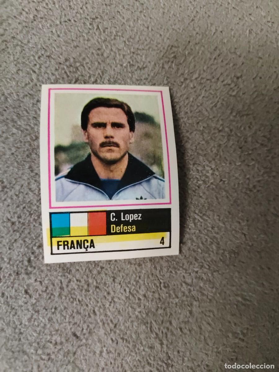 Cromos de f&uacute;tbol: 4. C. LOPEZ (FRANCE) SORCACIUS EURO 1984 FRANCIA EUROCOPA FRANCIA 84 SIN PEGAR AAX