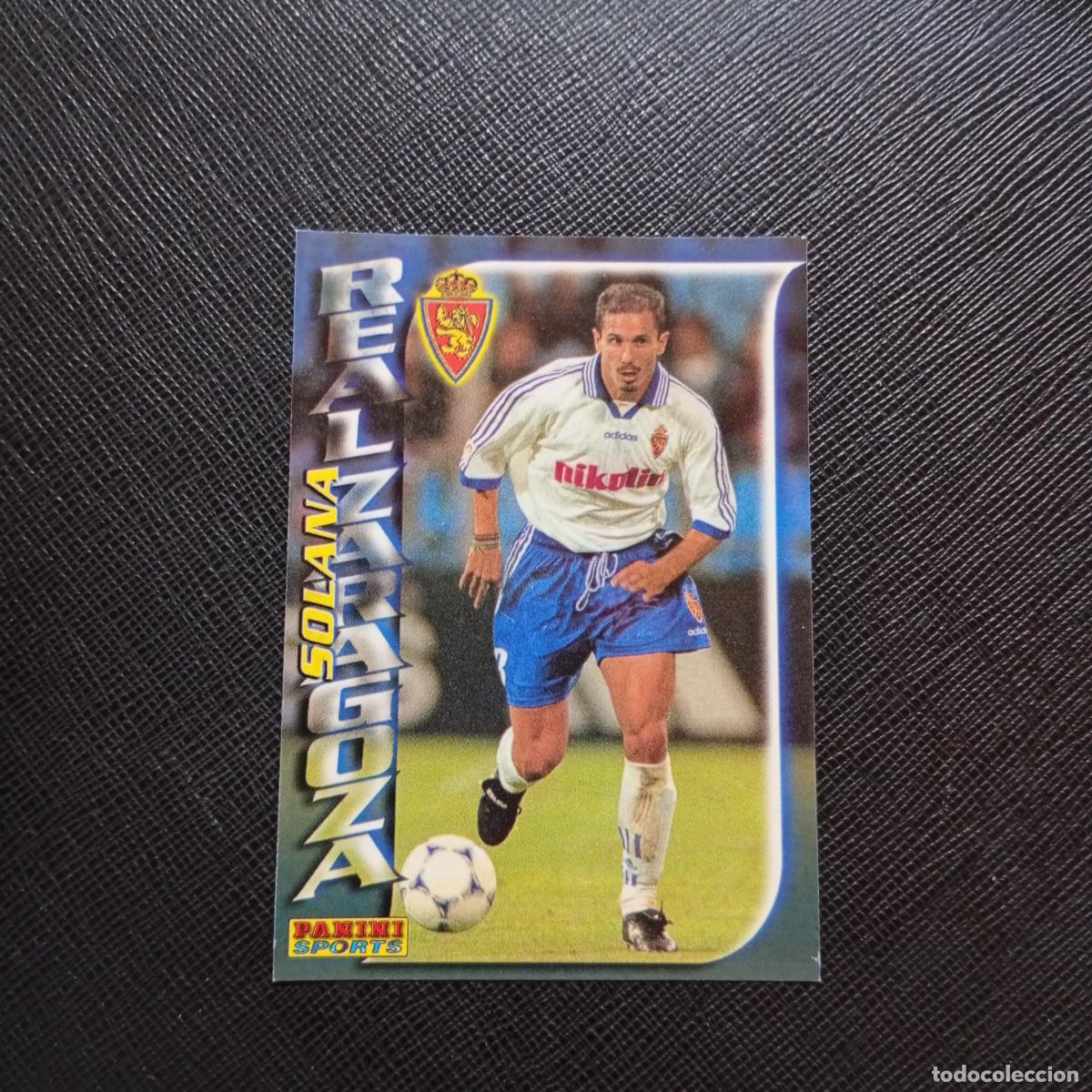 Cromos de f&uacute;tbol: 311 SOLANA ZARAGOZA PANINI TRADING CARD 1998 1999 CROMO FUTBOL 98 99 - A110 PG73
