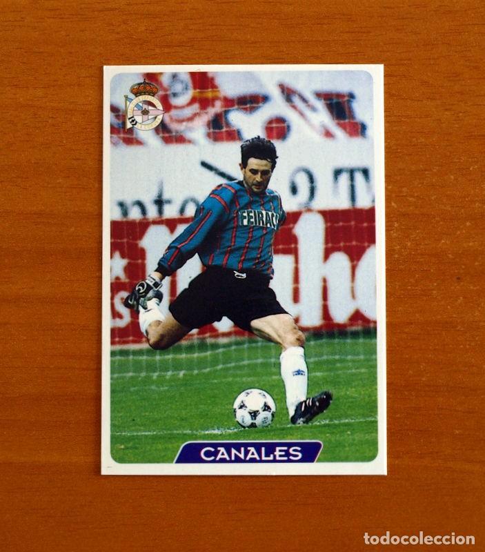 Football Stickers: Deportivo La Coru&ntilde;a -N&ordm; 22 Canales -Las Fichas de la Liga 95-96-1995-1996 -Mundicromo Sport
