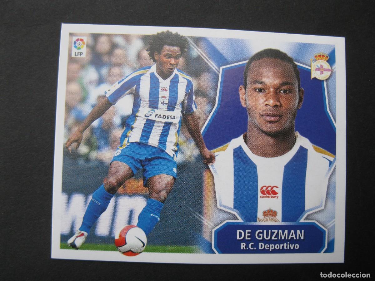 Football Stickers: DE GUZMAN (R.C. DEPORTIVO) - CAMPEONATO DE LIGA 08/09 - EDICIONES ESTE - NUNCA PEGADO.