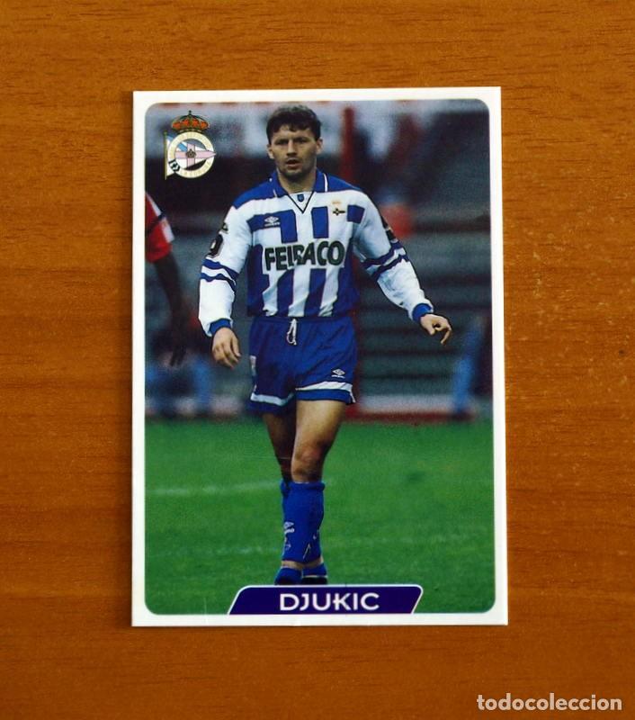 Football Stickers: Deportivo La Coru&ntilde;a -N&ordm; 24 Djukic -Las Fichas de la Liga 95-96-1995-1996 -Mundicromo Sport
