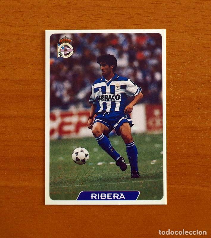 Football Stickers: Deportivo La Coru&ntilde;a -N&ordm; 25 Ribera -Las Fichas de la Liga 95-96-1995-1996 -Mundicromo Sport