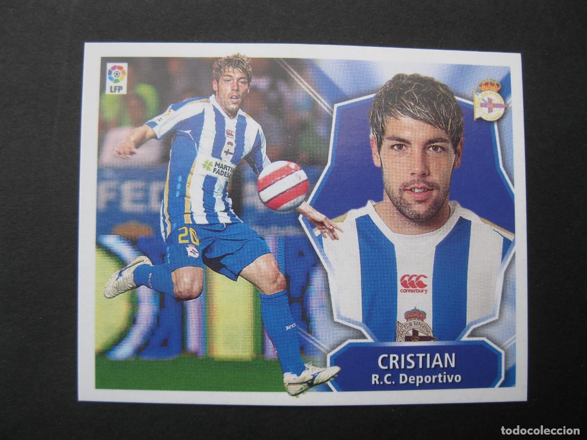 Football Stickers: CRISTIAN (R.C. DEPORTIVO) - CAMPEONATO DE LIGA 08/09 - EDICIONES ESTE - NUNCA PEGADO.