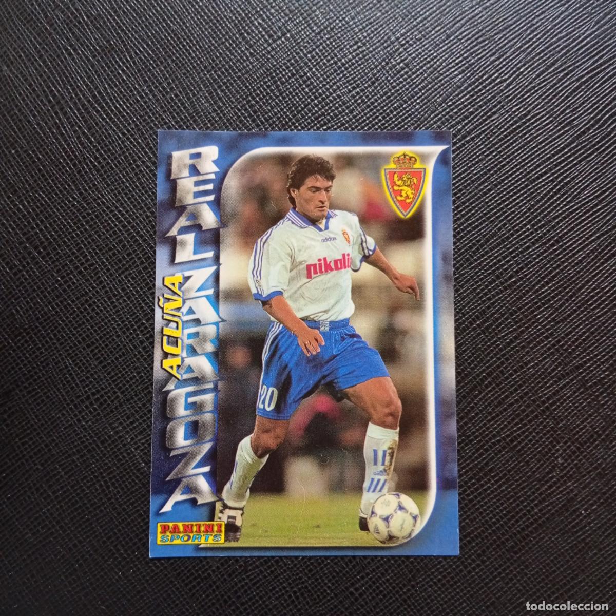 Cromos de f&uacute;tbol: 314 ACU&Ntilde;A ZARAGOZA PANINI TRADING CARD 1998 1999 CROMO FUTBOL 98 99 - A110 PG91