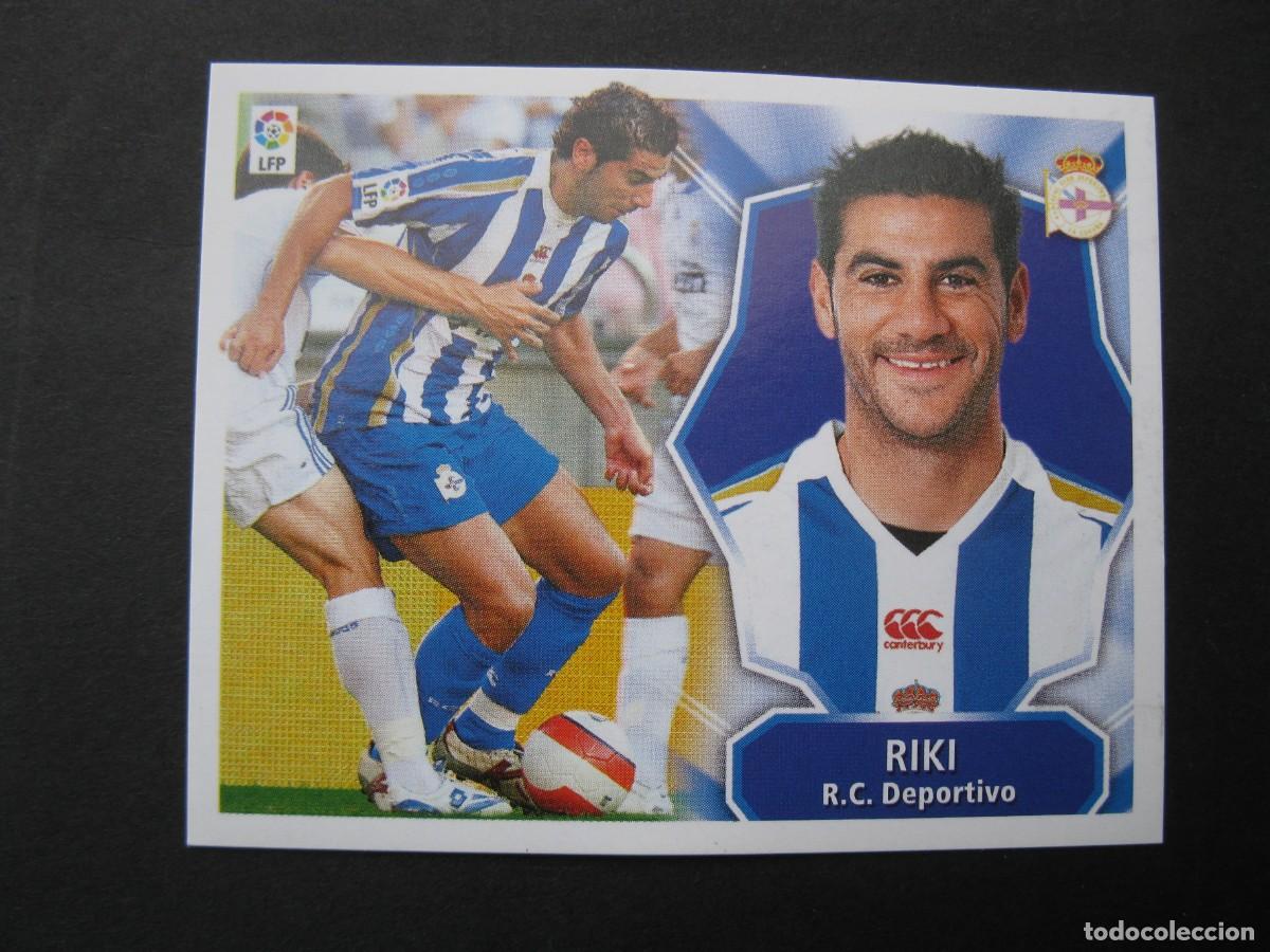 Cromos de f&uacute;tbol: RIKI (R.C. DEPORTIVO) - CAMPEONATO DE LIGA 08/09 - EDICIONES ESTE - NUNCA PEGADO.