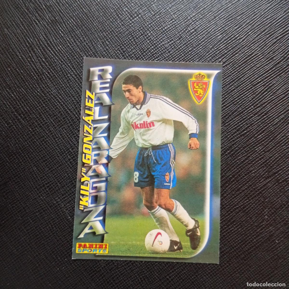 Cromos de f&uacute;tbol: 315 KILY GONZALEZ ZARAGOZA PANINI TRADING CARD 1998 1999 CROMO FUTBOL 98 99 - A110 PG91