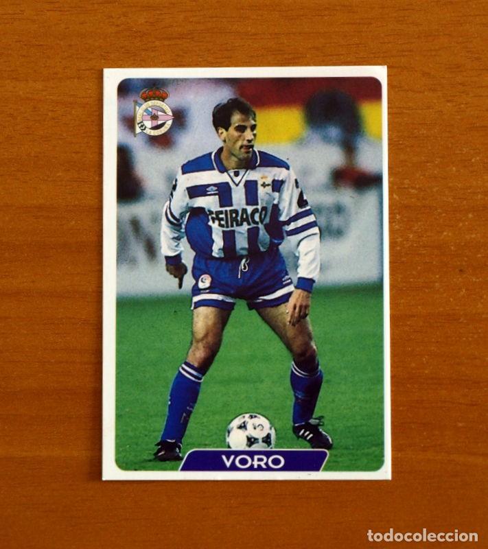 Cromos de f&uacute;tbol: Deportivo La Coru&ntilde;a -N&ordm; 27 Voro -Las Fichas de la Liga 95-96-1995-1996 -Mundicromo Sport