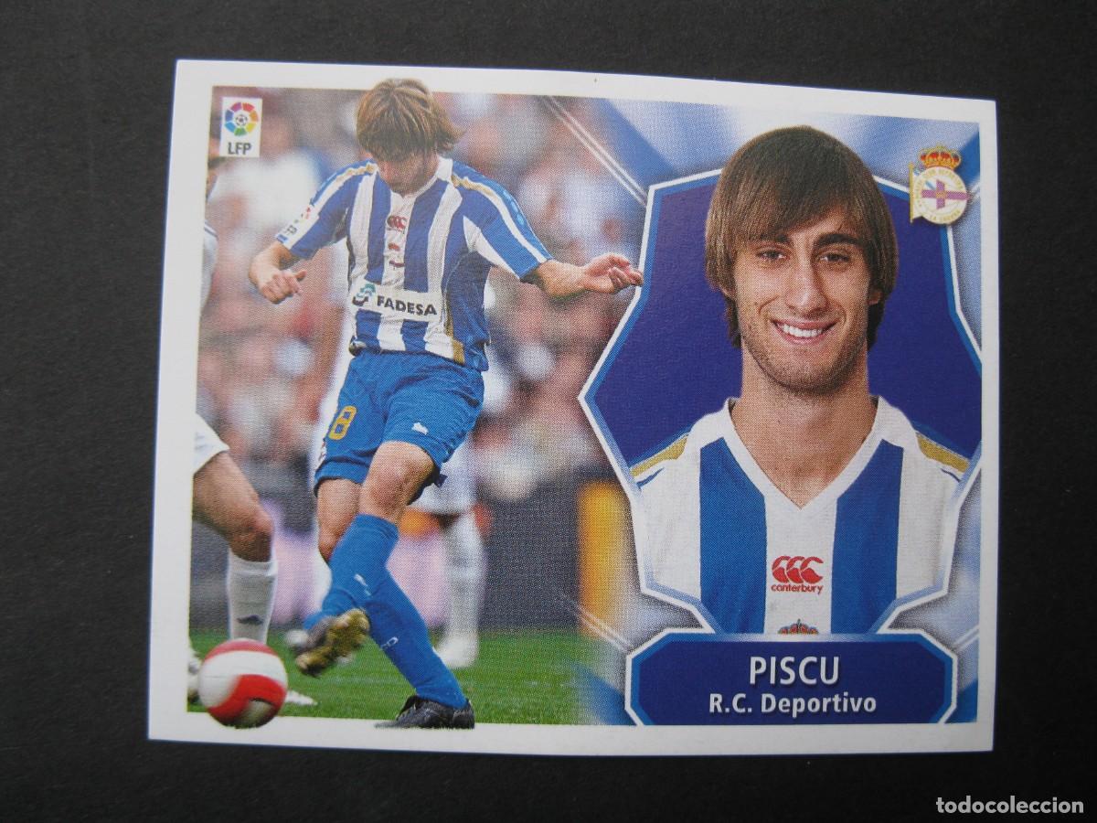 Cromos de f&uacute;tbol: PISCU (R.C. DEPORTIVO) - CAMPEONATO DE LIGA 08/09 - EDICIONES ESTE - NUNCA PEGADO.