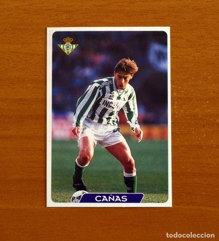 Football Stickers: Real Betis -N&ordm; 46 Ca&ntilde;as -Las Fichas de la Liga 95-96-1995-1996 -Mundicromo Sport
