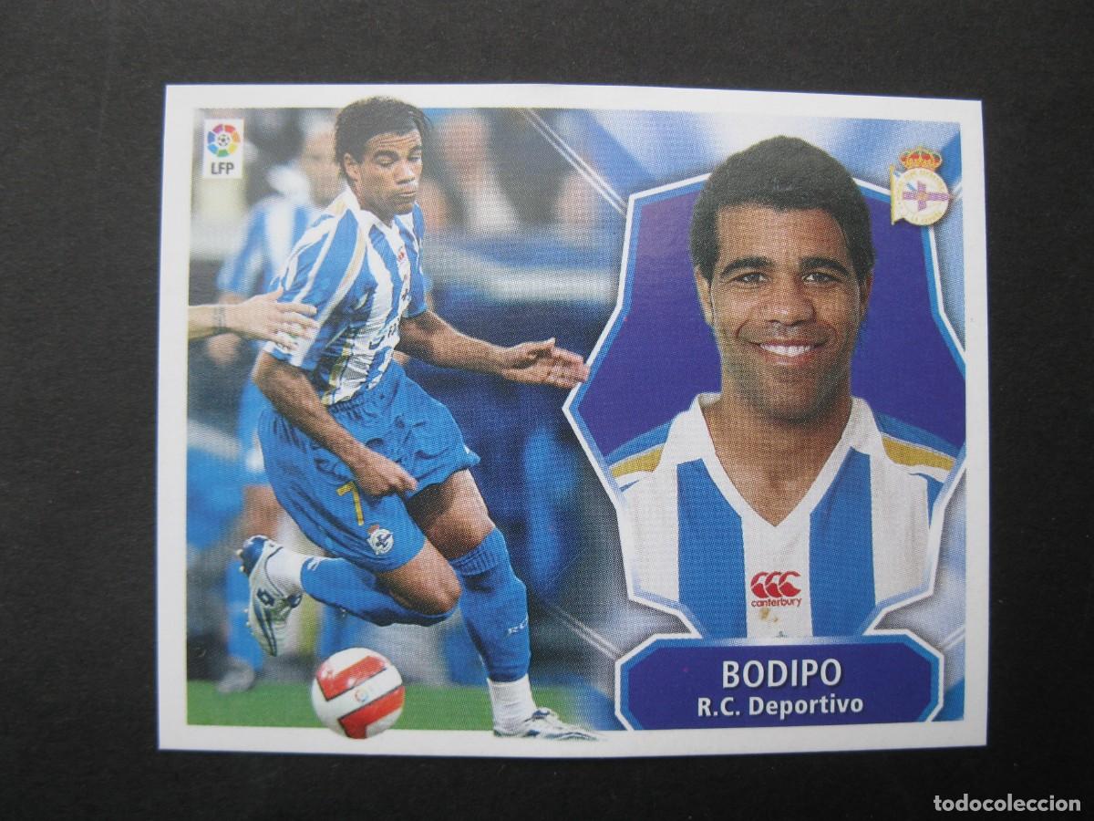 Football Stickers: BODIPO (R.C. DEPORTIVO) - CAMPEONATO DE LIGA 08/09 - EDICIONES ESTE - NUNCA PEGADO.