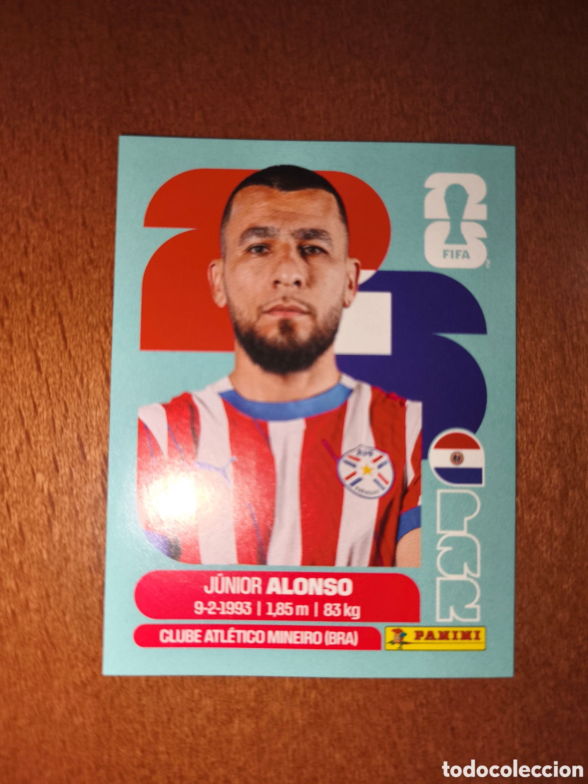 Cromos de f&uacute;tbol: PAR8 J&uacute;nior Alonso PAR 8 Fifa World Cup 2026 Paraguay