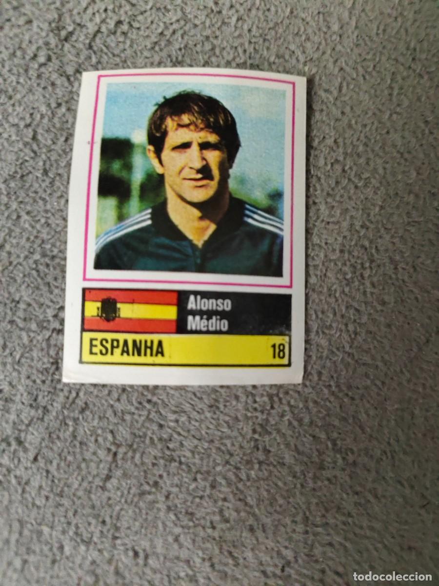 Football Stickers: 18. ALONSO (SPAIN) SORCACIUS EURO 1984 ESPA&Ntilde;A EUROCOPA FRANCIA 84 SIN PEGAR AAX