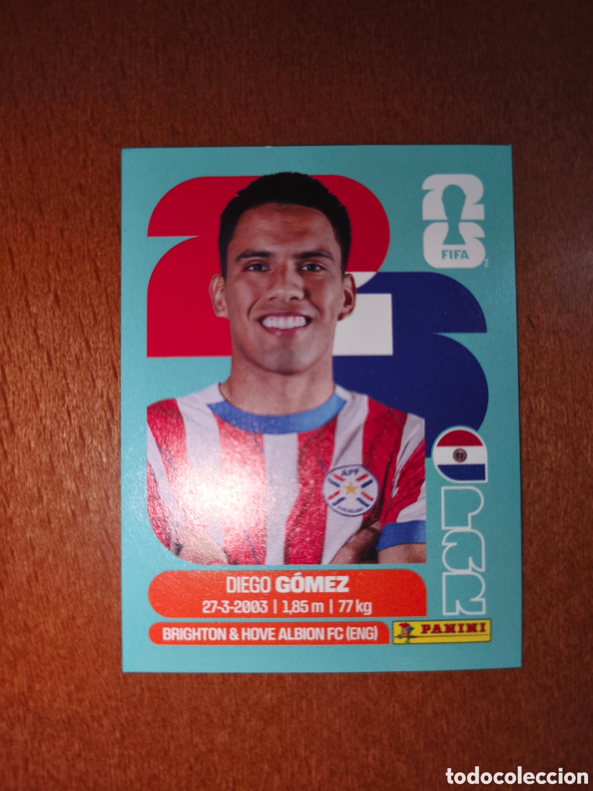 Cromos de f&uacute;tbol: PAR10 Diego G&oacute;mez PAR 10 Fifa World Cup 2026 Paraguay