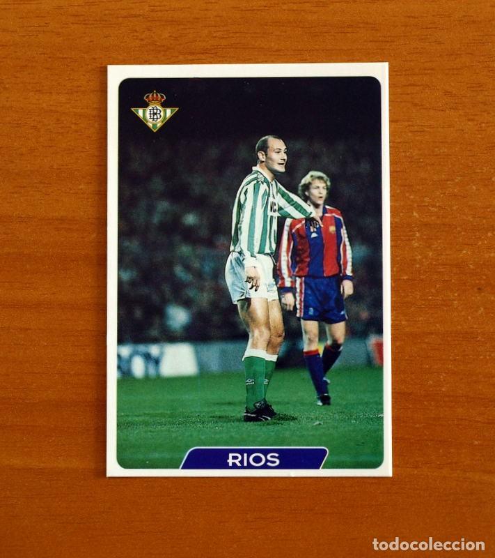 Cromos de f&uacute;tbol: Real Betis -N&ordm; 51 Roberto R&iacute;os -Corregido -Las Fichas de la Liga 95-96-1995-1996 -Mundicromo Sport