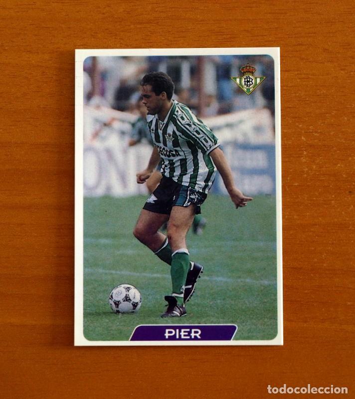 Figurine di Calcio: Real Betis -N&ordm; 54 Pier -Las Fichas de la Liga 95-96-1995-1996 -Mundicromo Sport