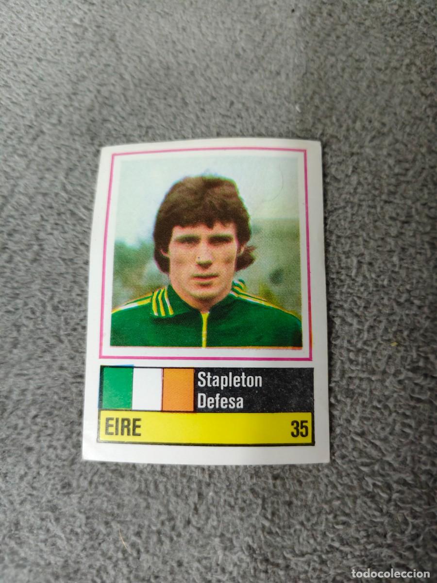Cartes &agrave; collectionner de Football: 35. STAPLETON (IRELAND) SORCACIUS EURO 1984 IRLANDA EUROCOPA FRANCIA 84 SIN PEGAR AAX