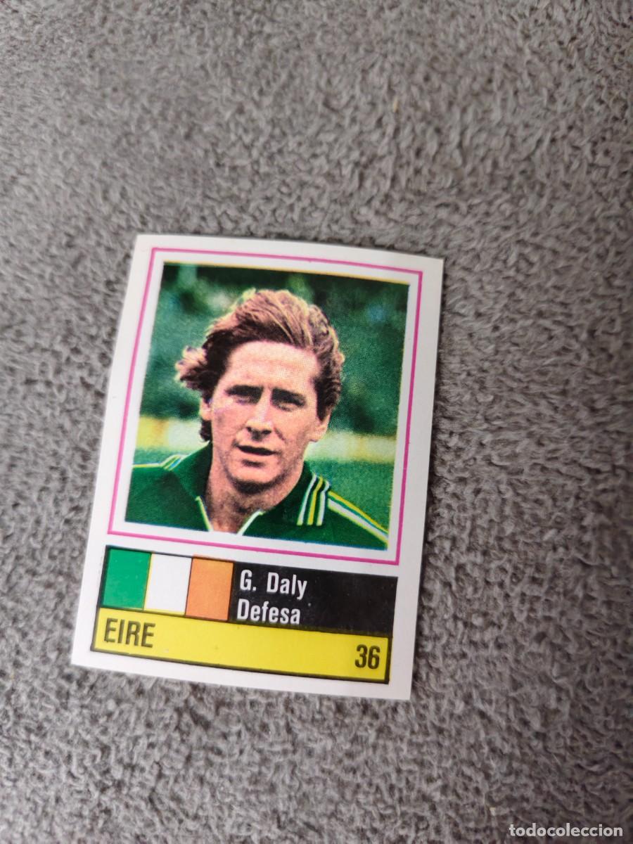 Cartes &agrave; collectionner de Football: 36. G. DALY (IRELAND) SORCACIUS EURO 1984 IRLANDA EUROCOPA FRANCIA 84 SIN PEGAR AAX
