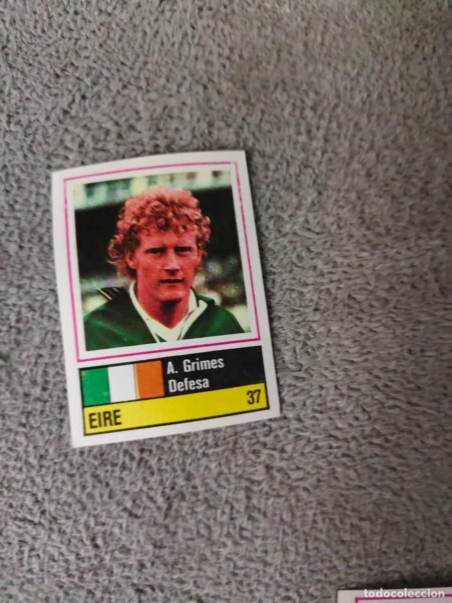 Cartes &agrave; collectionner de Football: 37. A. GRIMES (IRELAND) SORCACIUS EURO 1984 IRLANDA EUROCOPA FRANCIA 84 SIN PEGAR AAX