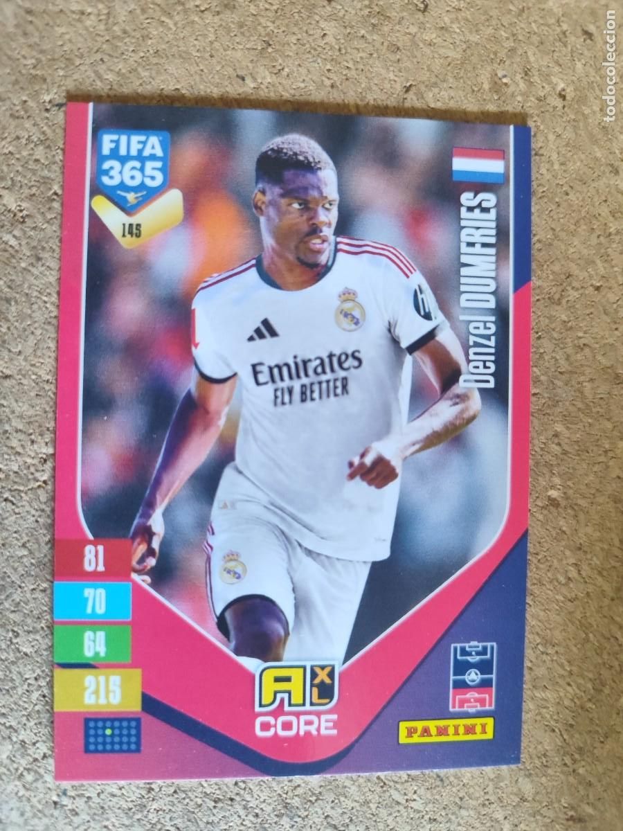 Figurine di Calcio: ADRENALYN FIFA 365 2027 CARD CORE DUMFRIES REAL MADRID # 145 PANINI