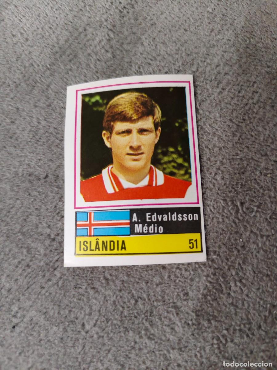 Cartes &agrave; collectionner de Football: 51. EDVALDSSON (ICELAND) SORCACIUS EURO 1984 ISLANDIA EUROCOPA FRANCIA 84 SIN PEGAR AAX