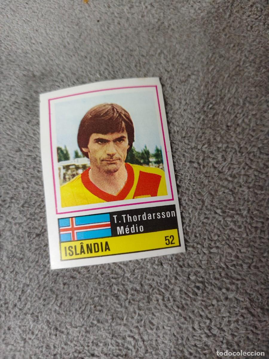 Cartes &agrave; collectionner de Football: 52. THORDARSSON (ICELAND) SORCACIUS EURO 1984 ISLANDIA EUROCOPA FRANCIA 84 SIN PEGAR AAX