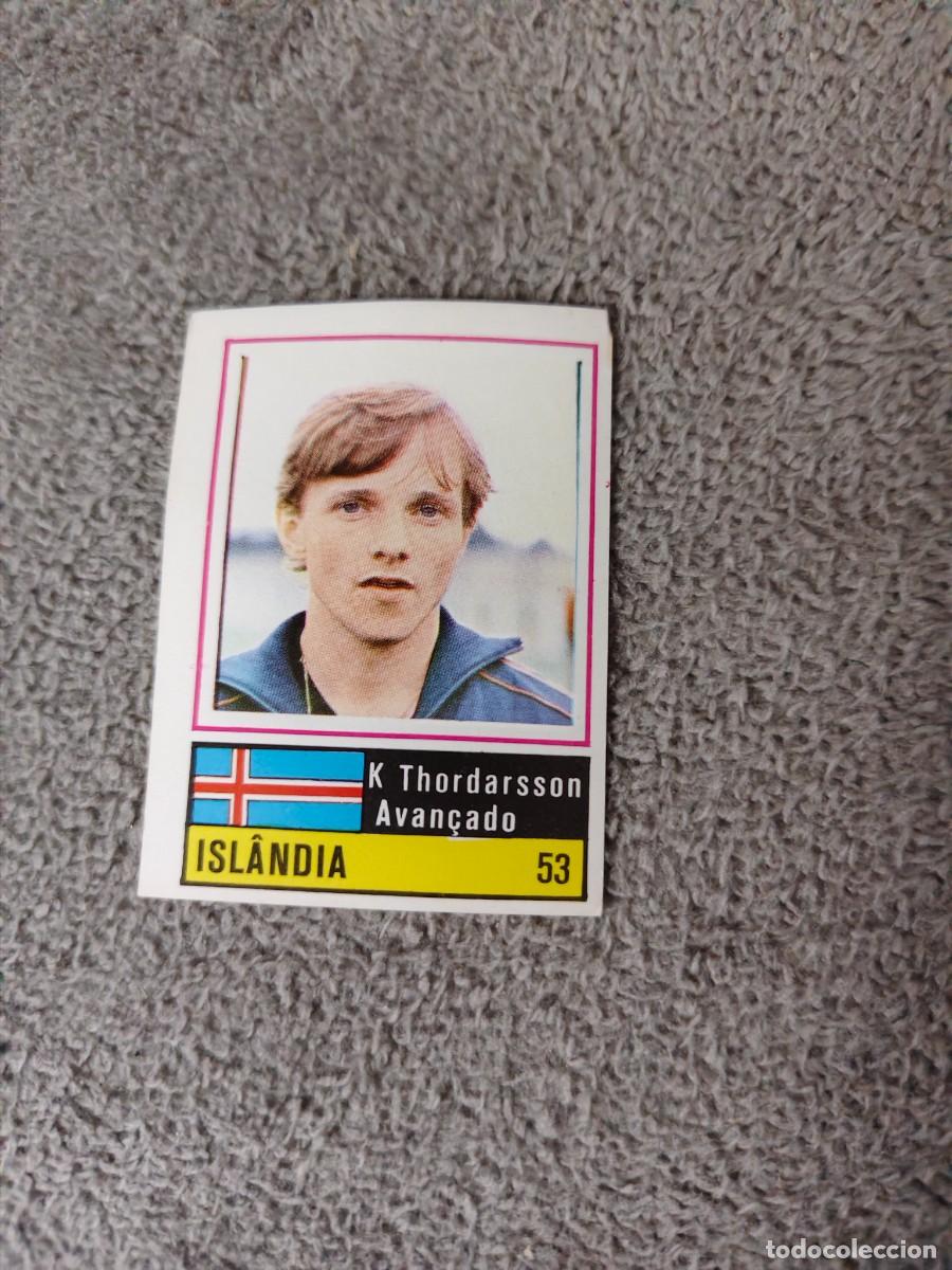 Cartes &agrave; collectionner de Football: 53. THORDARSSON (ICELAND) SORCACIUS EURO 1984 ISLANDIA EUROCOPA FRANCIA 84 SIN PEGAR AAX