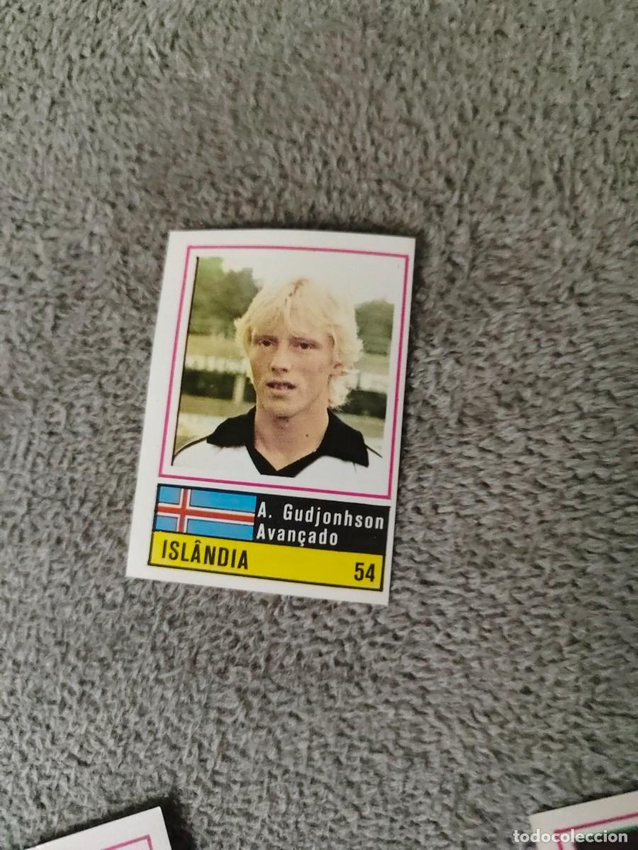 Cromos de f&uacute;tbol: 54. GUDJONHSON (ICELAND) SORCACIUS EURO 1984 ISLANDIA EUROCOPA FRANCIA 84 SIN PEGAR AAX