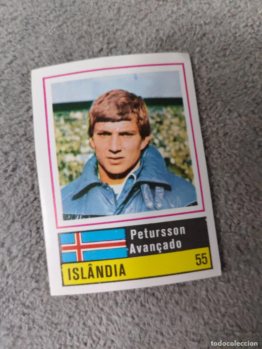 Cromos de f&uacute;tbol: 55. PETURSSON (ICELAND) SORCACIUS EURO 1984 ISLANDIA EUROCOPA FRANCIA 84 SIN PEGAR AAX