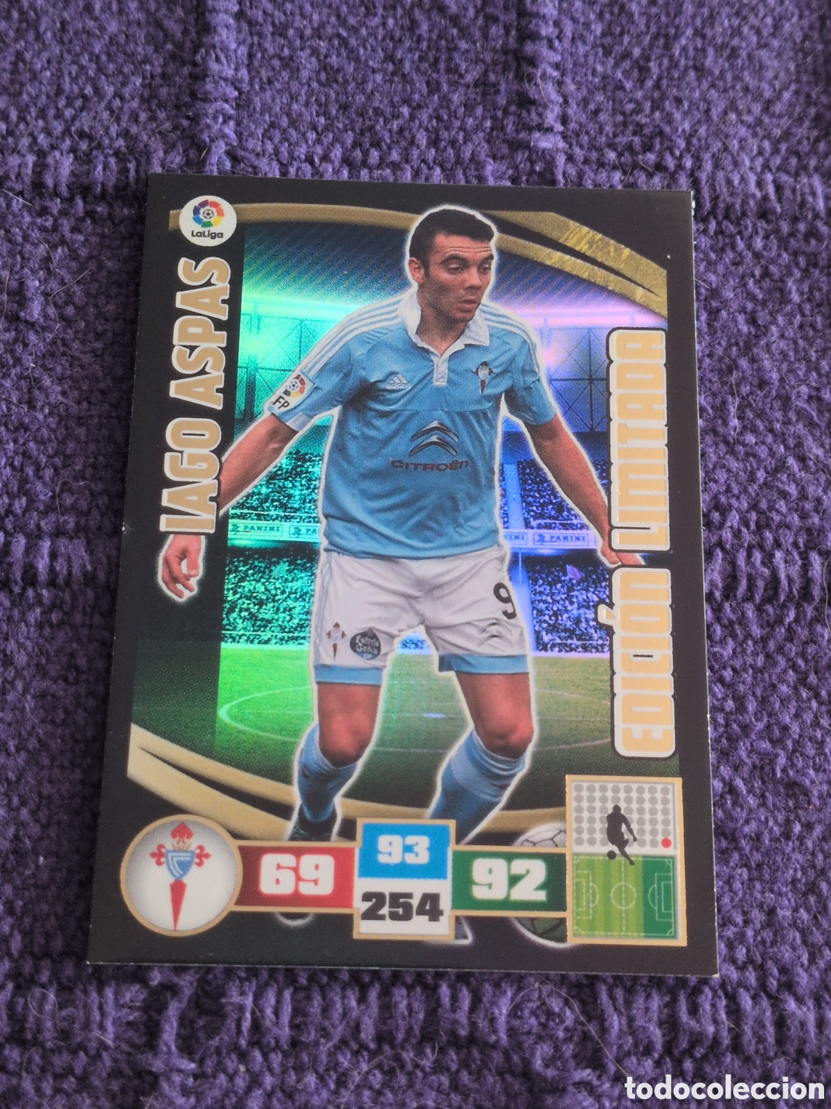 Football Stickers: IAGO ASPAS CELTA DE VIGO EDICION LIMITADA PANINI ADRENALYN XL LIGA 2015/16 15 16