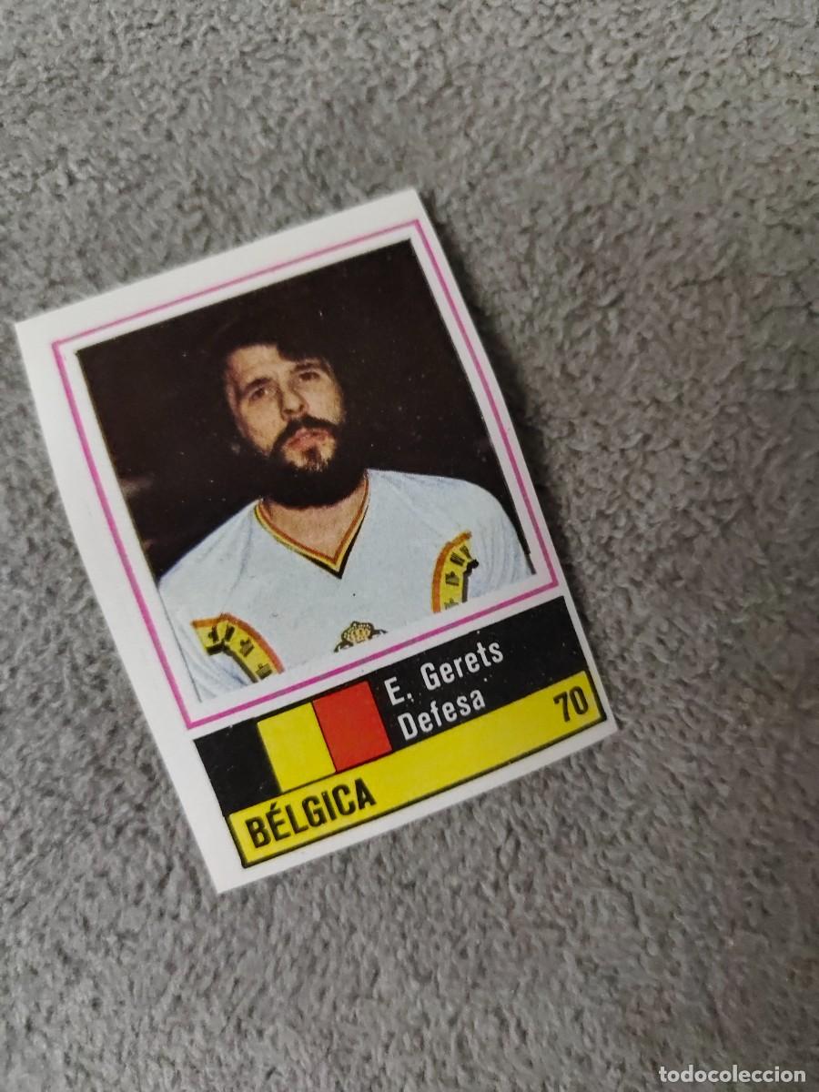 Cromos de f&uacute;tbol: 70. ERIC GERETS (BELGIUM) SORCACIUS EURO 1984 B&Eacute;LGICA EUROCOPA FRANCIA 84 SIN PEGAR AAX