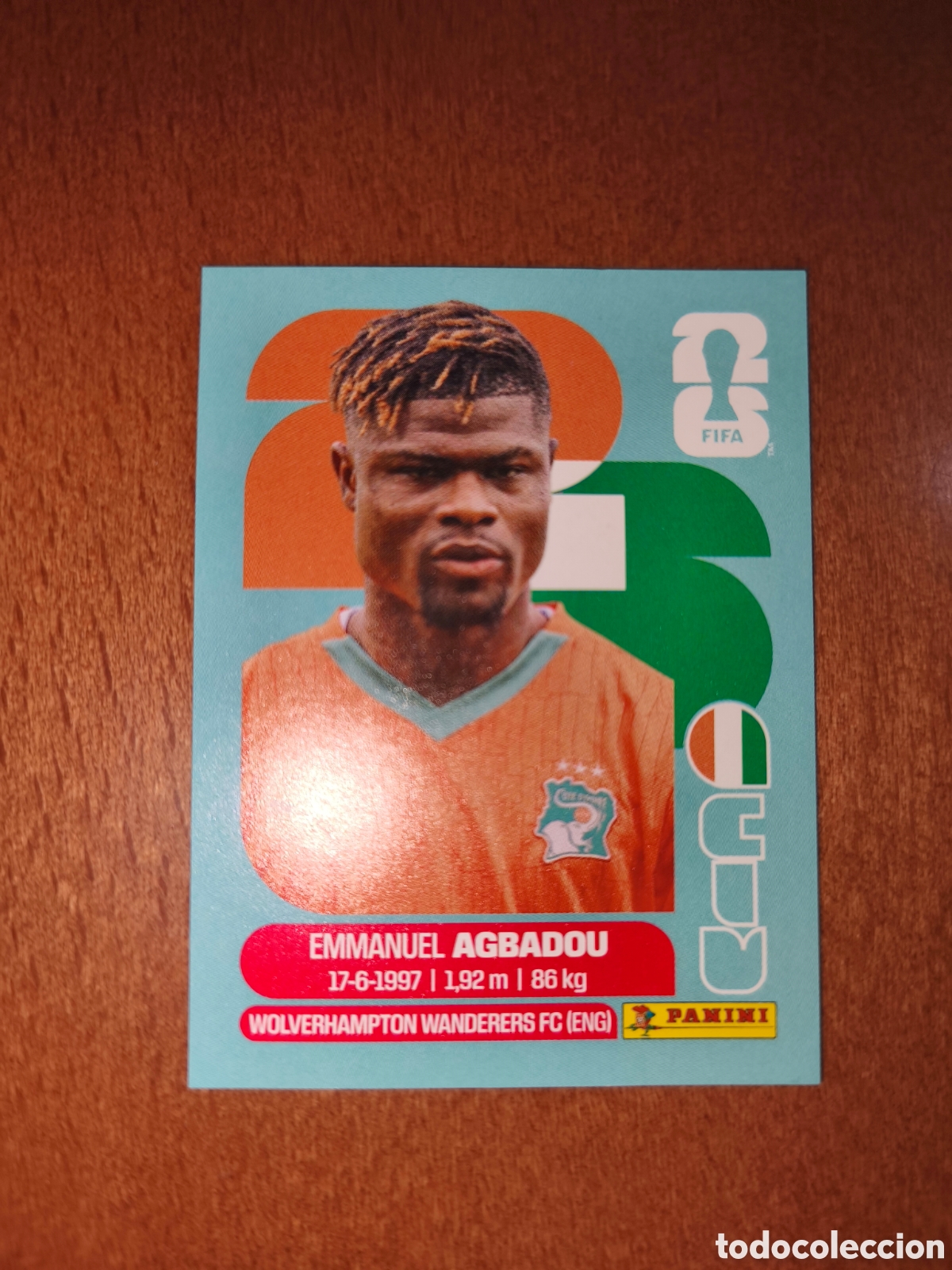 Cromos de f&uacute;tbol: CIV8 Emmanuel Agbadou CIV 8 Fifa World Cup 2026 Costa de Marfil