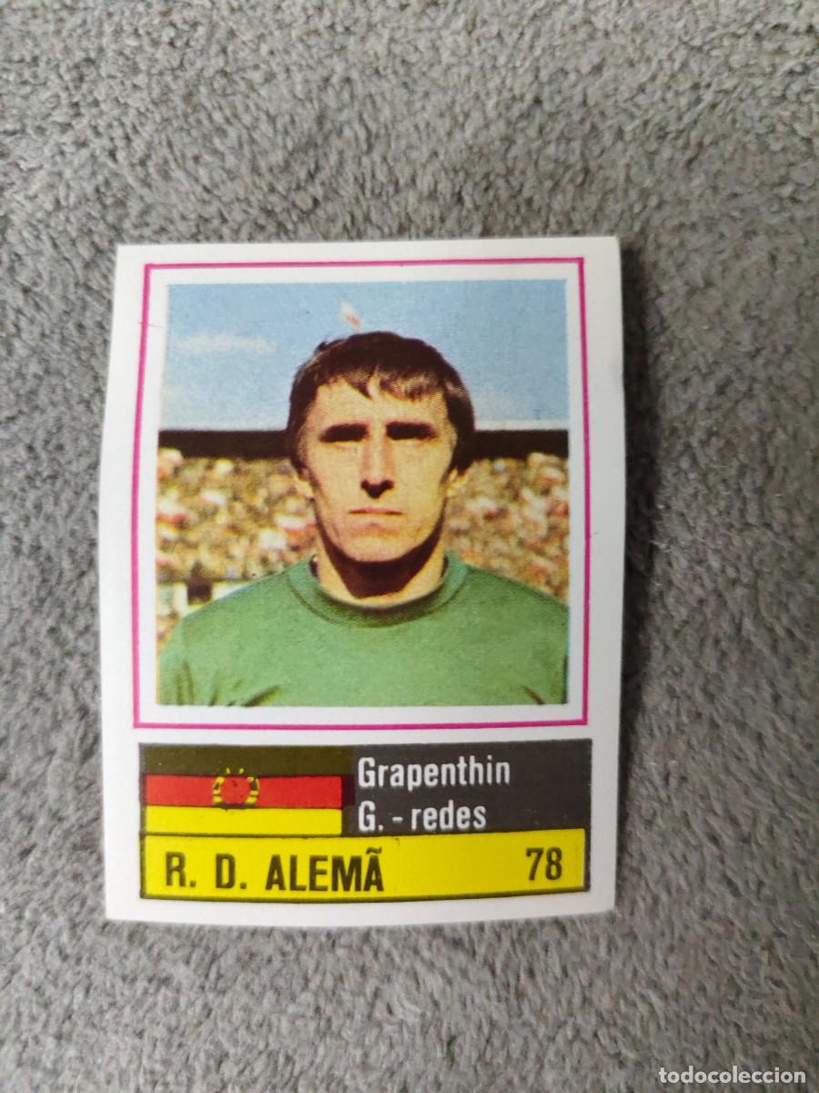 Cartes &agrave; collectionner de Football: 78. GRAPENTHIN (GERMANY) SORCACIUS EURO 1984 DDR ALEMANIA ESTE EUROCOPA FRANCIA 84 SIN PEGAR AAX