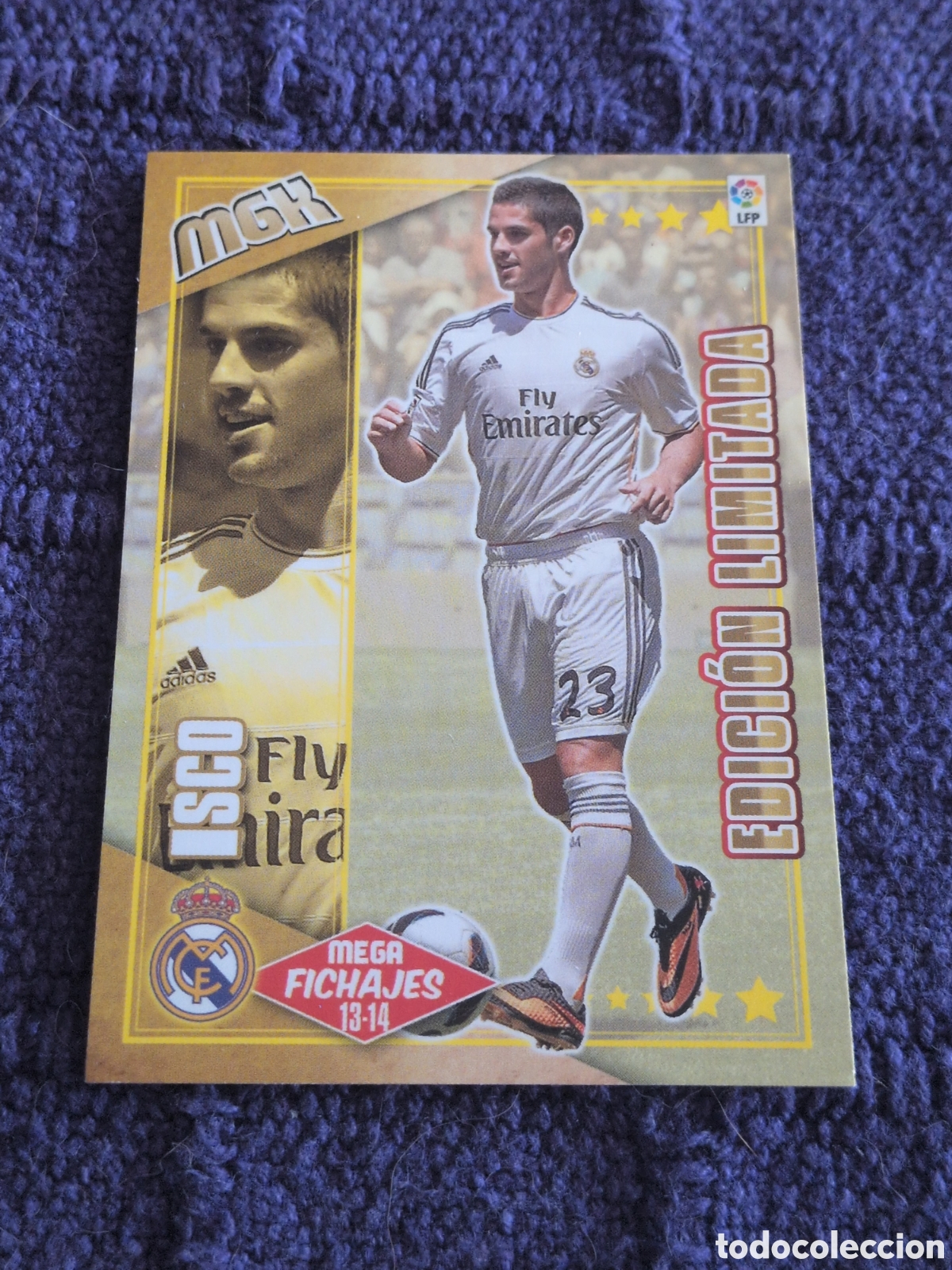 Football Stickers: ISCO 506 EDICION LIMITADA (REAL MADRID) PANINI MEGACRACKS 2013-2014 13 14 CROMO CARTA