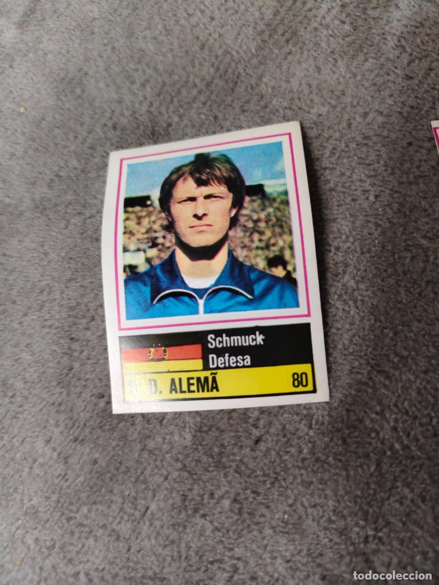 Fu&szlig;ball-Sticker: 80. SCHMUCK (GERMANY) SORCACIUS EURO 1984 DDR ALEMANIA ESTE EUROCOPA FRANCIA 84 SIN PEGAR AAX