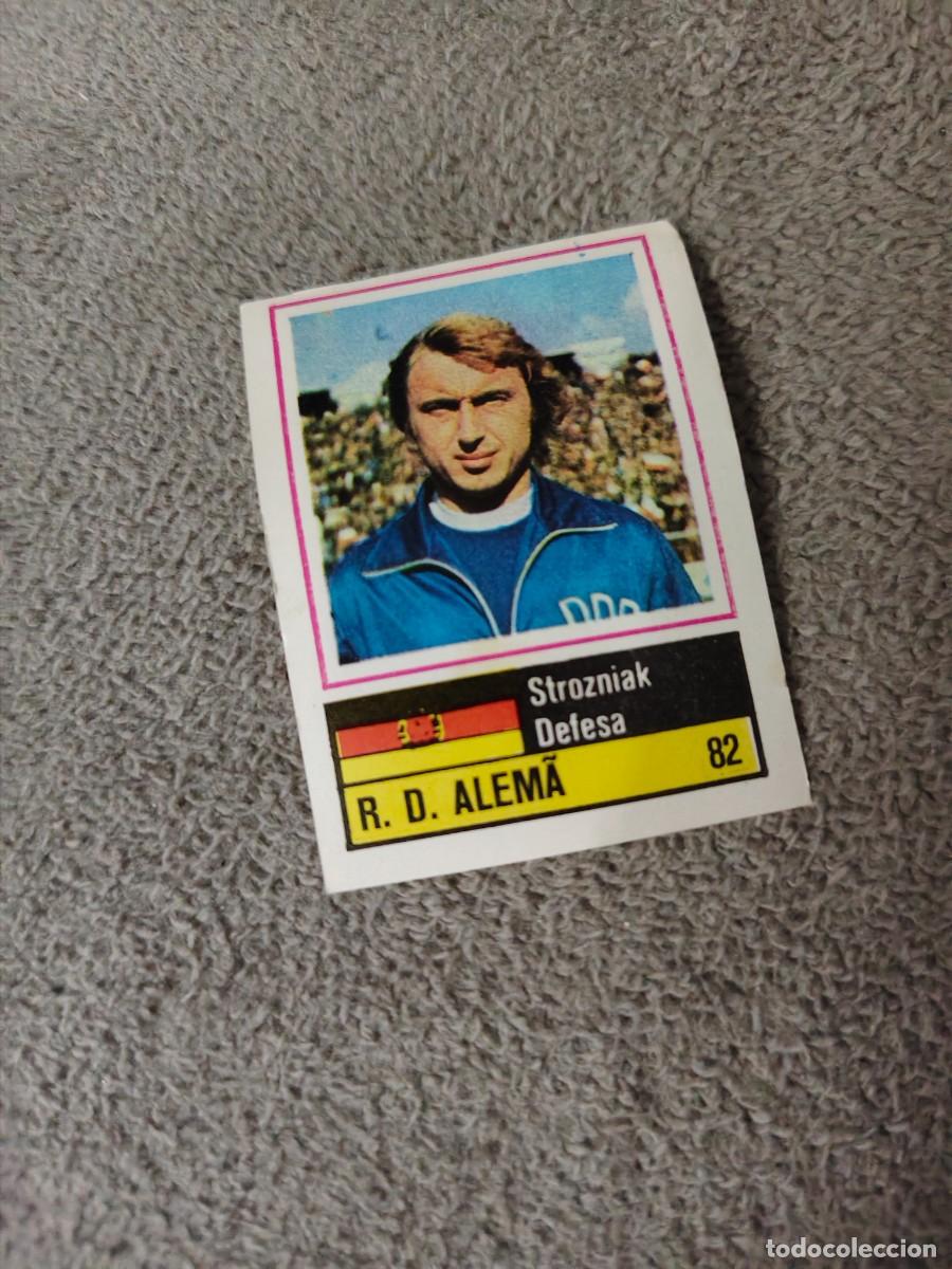 Fu&szlig;ball-Sticker: 82. STROZNIAK (GERMANY) SORCACIUS EURO 1984 DDR ALEMANIA ESTE EUROCOPA FRANCIA 84 SIN PEGAR AAX